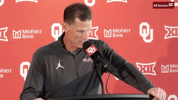 Brent Venables spring press conference
